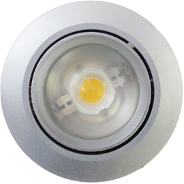LED Strahler Warmweiss 3 Watt incl. Konverter 265 Volt dimmbar