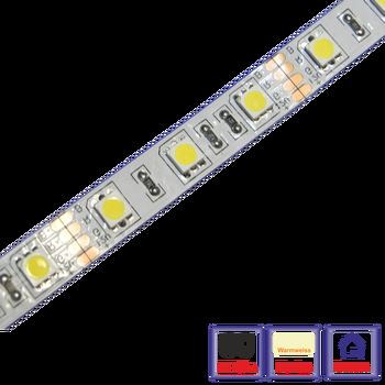 12 Volt High Power LED Strip Warmweiss 300 x 5050 PLCC6  Chip 5m