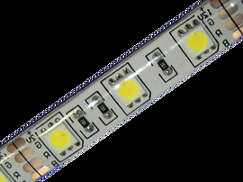 12 Volt High Power LED Strip Weiss 300 x 5050 PLCC6 Chip 5m wasserfest