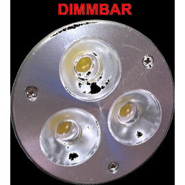 E27 3x1 Watt LED HQL Strahler warmweiss - Dimmbar