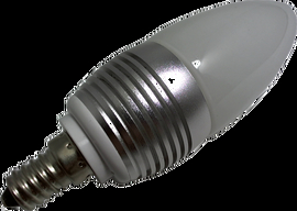 Power LED Lampe E14 3x1Watt - weiss dimmbar