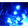 10 m 100 LED Girlande Blau mit weissem Kabel und Controller 12 Volt