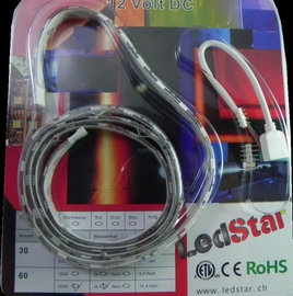 LED Strip RGB 1 m 60 x SMD PLCC 6 LED wasserfest